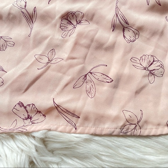 LC Lauren Conrad Shirred Peasant Top - Picture 8 of 8